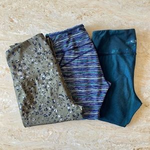 Leggings bundle from zella and champion size small